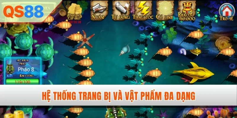 Hệ thống trang bị và vật phẩm đa dạng