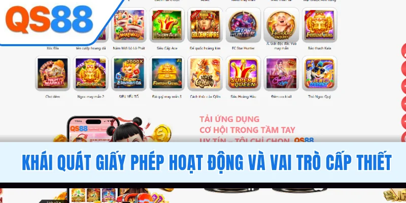 Khái quát giấy phép hoạt động và vai trò cấp thiết